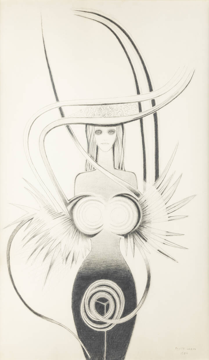 PONTE CORVO (Raffaele Pontecorvo) - 'Senza titolo' 1980