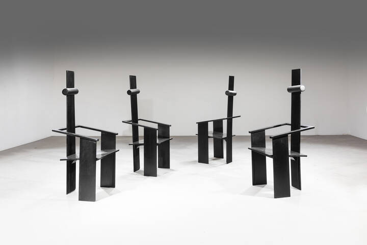 PRODUZIONE ITALIANA - Quattro sedie 