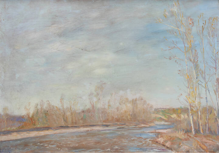 ESO PELUZZI - 'Novembre sul Tanaro' 4/11/1951