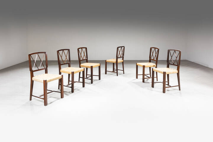 PAOLO BUFFA, nello stile di - Sei sedie