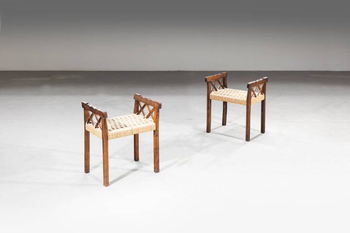 PRODUZIONE ITALIANA - Coppia di sgabelli