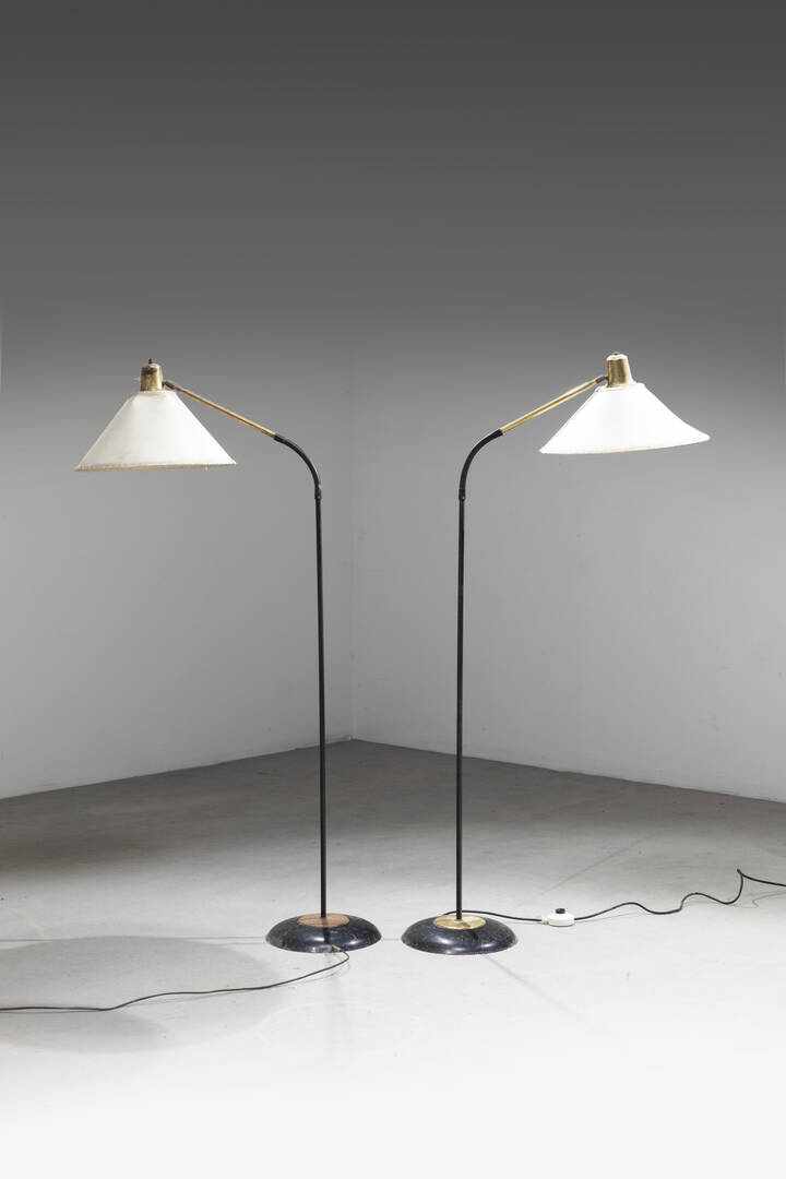 PRODUZIONE ITALIANA - Coppia di lampade da terra