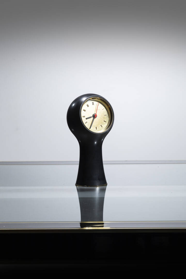 ANGELO MANGIAROTTI, BRUNO MORASUTTI - Orologio da tavolo mod. Secticon 