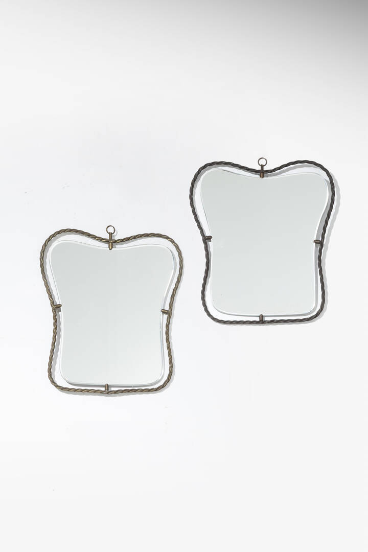 PRODUZIONE ITALIANA - Coppia di specchi da parete