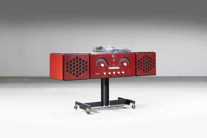 ACHILLE E PIER GIACOMO CASTIGLIONI - Radiofonografo Brionvega RR126