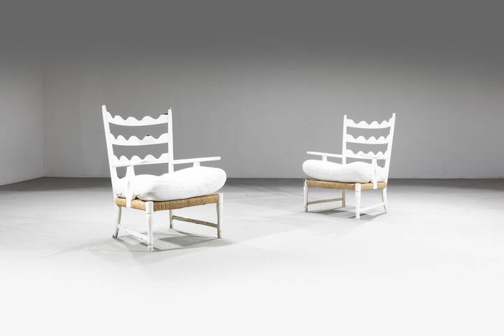 PAOLO BUFFA - Coppia di poltrone