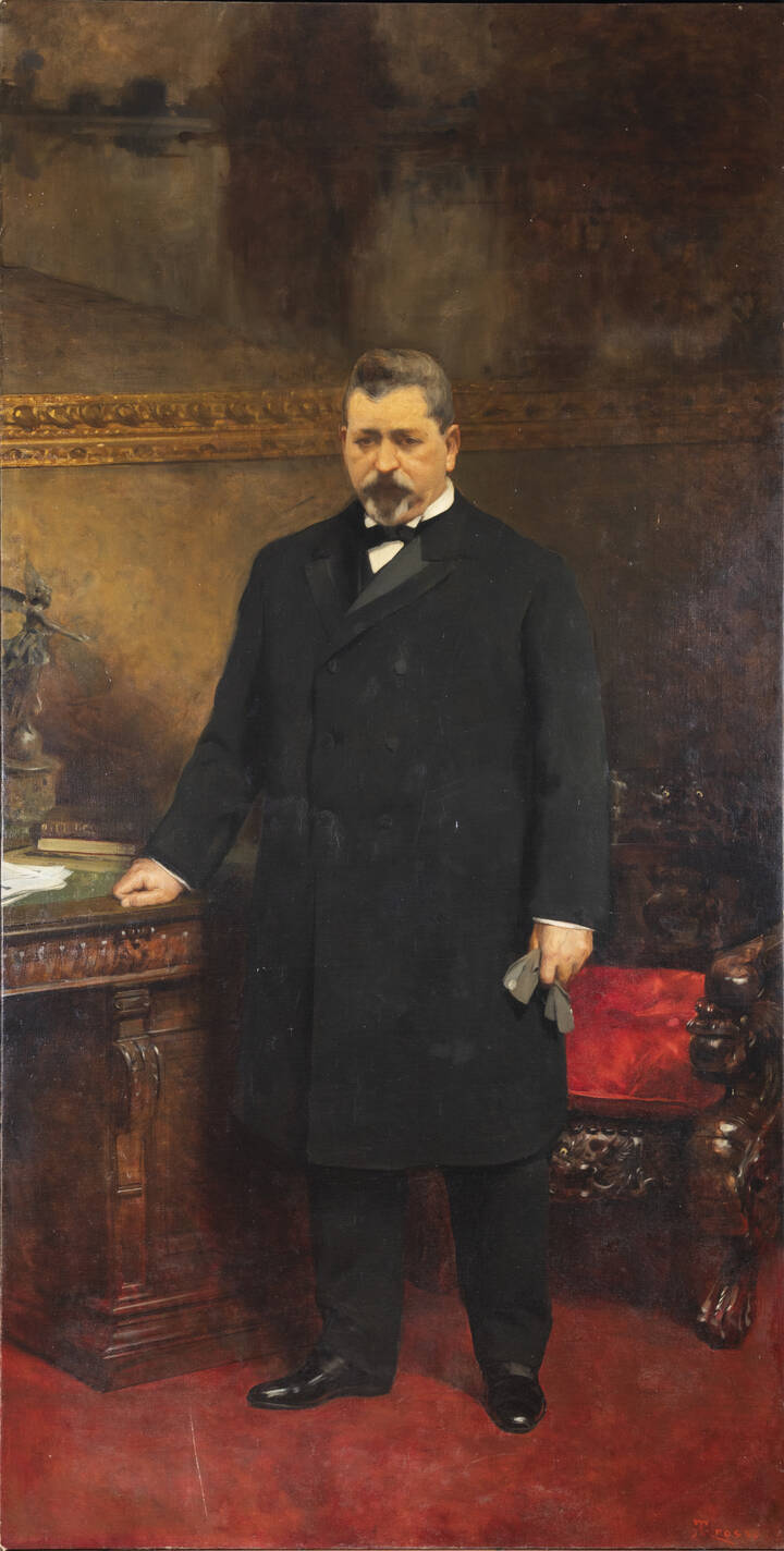GIACOMO GROSSO - 'Ritratto di Francesco Tamagno' 1901