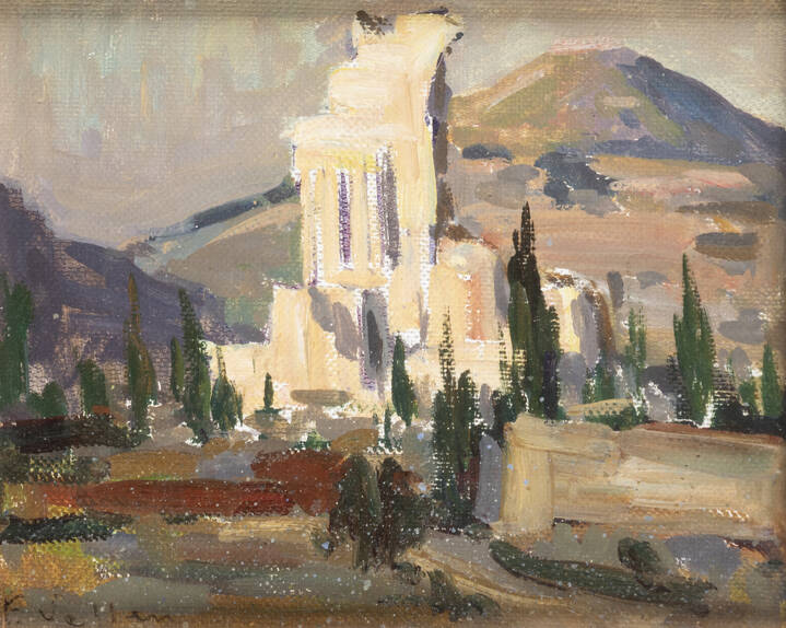 FELICE VELLAN - 'La Turbj (La Turbie)' Francia 1954