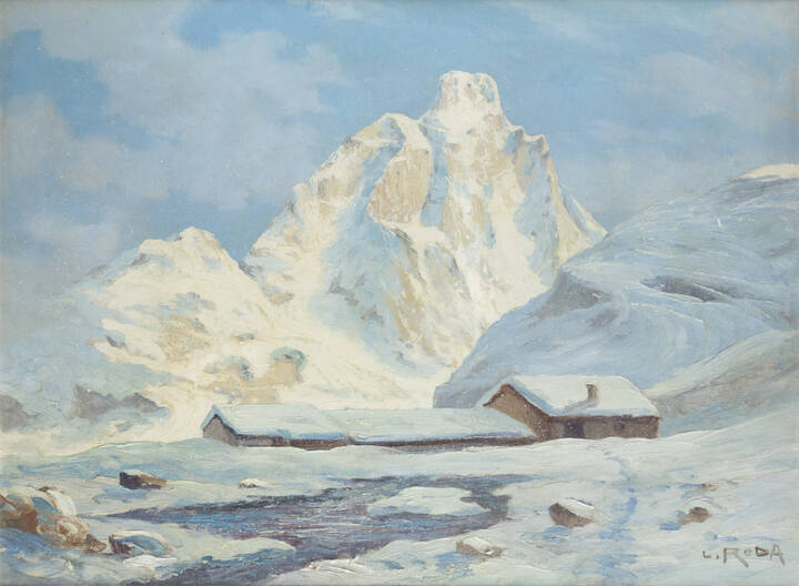 LEONARDO RODA - 'Il Cervino innevato'