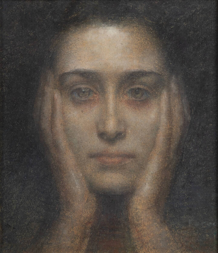 CESARE FERRO - 'Ritratto' 1908