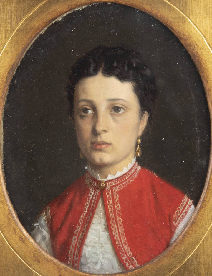 GIOVANNI BATTISTA QUADRONE - 'Ritratto femminile'