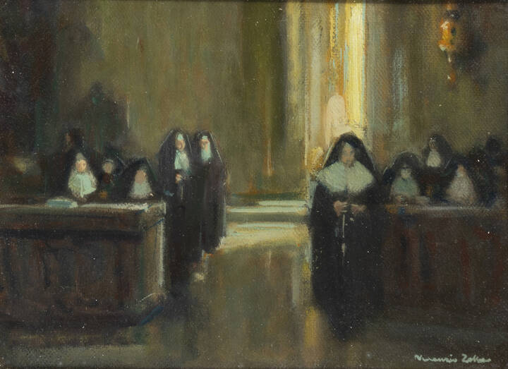 VENANZIO ZOLLA - 'Il rosario'