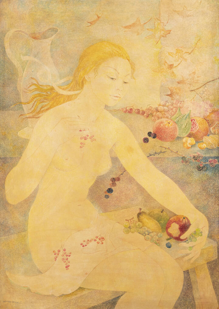 GEMMA VERCELLI - 'Ritratto di donna con natura morta'