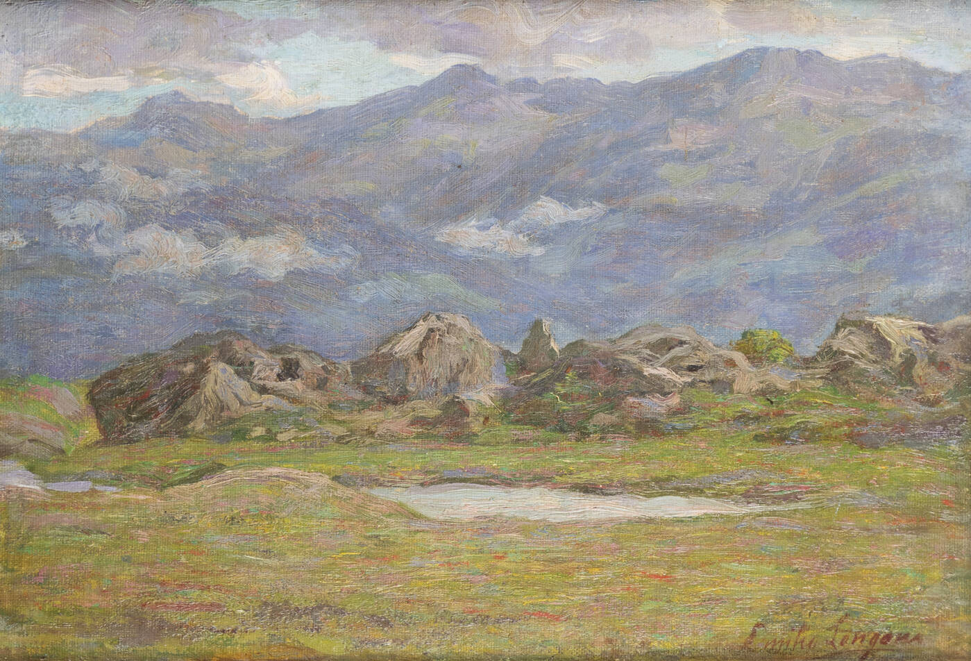 EMILIO LONGONI - 'Paesaggio'