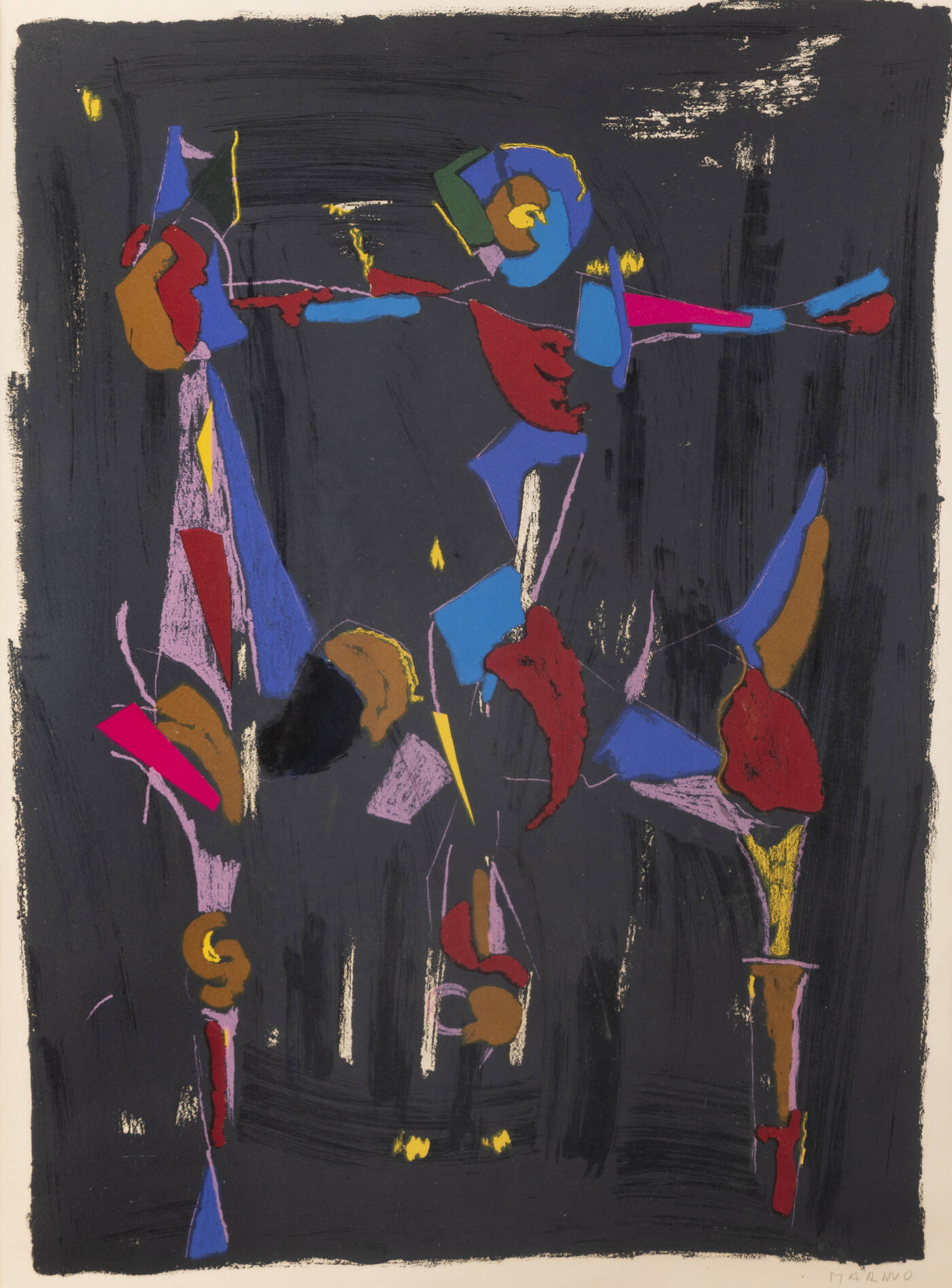 MARINO MARINI - 'Bunter Reiter I', 1975