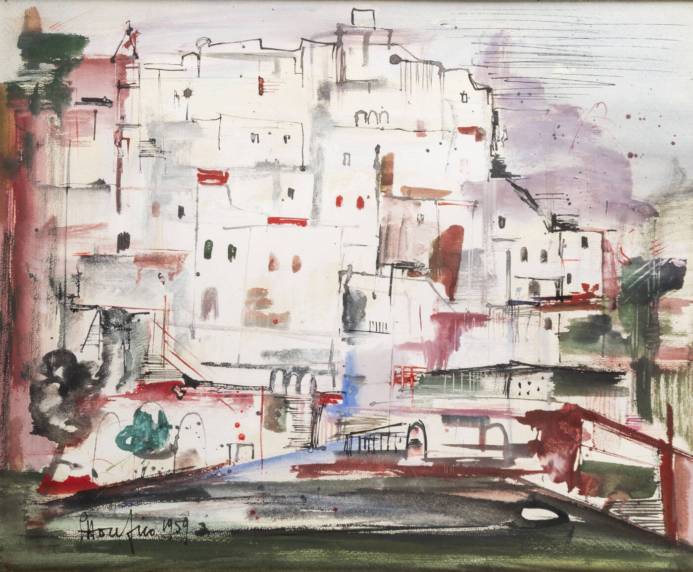 ETTORE FICO - 'Composizione', 1959