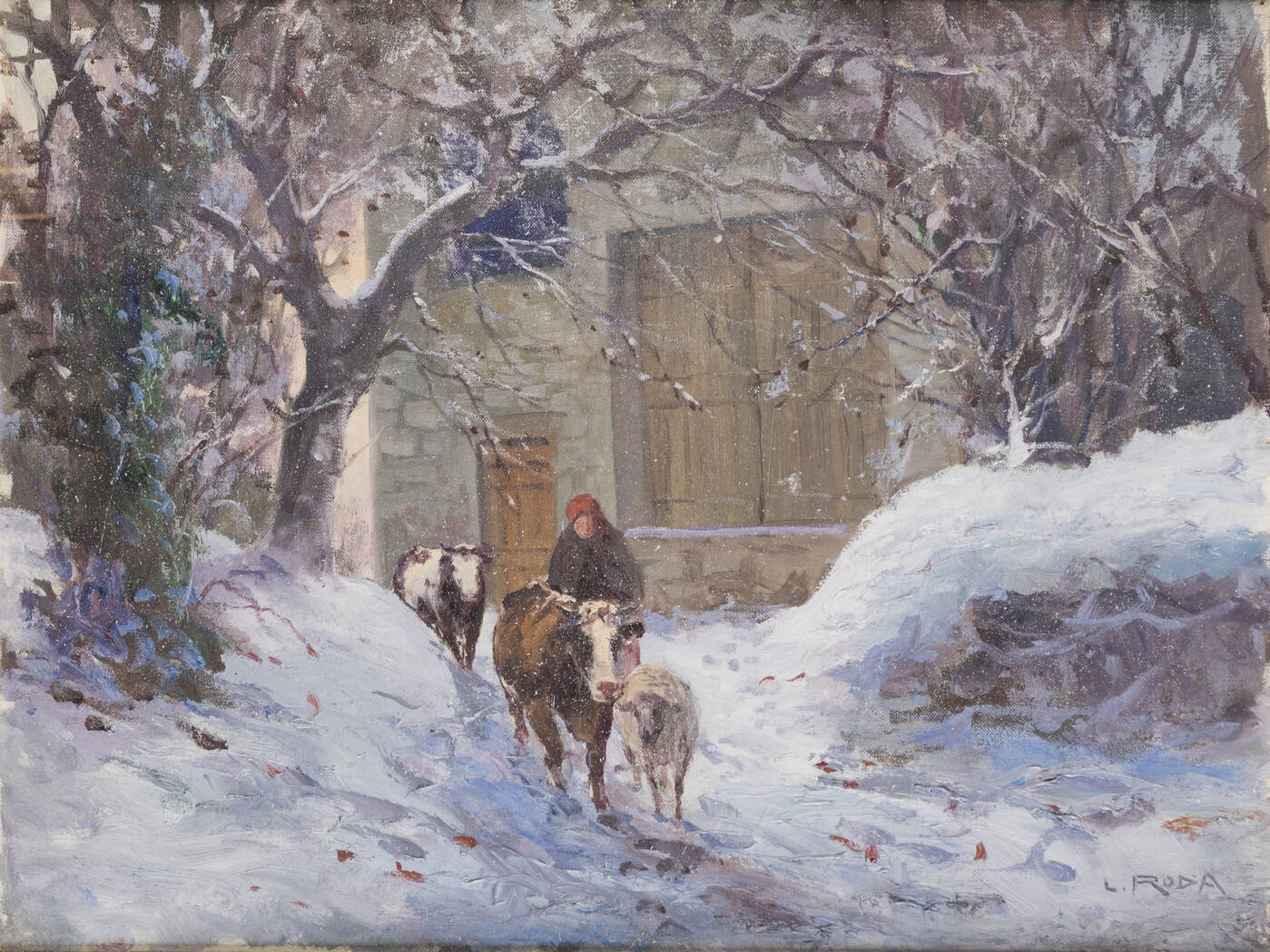LEONARDO RODA - 'Scena invernale'