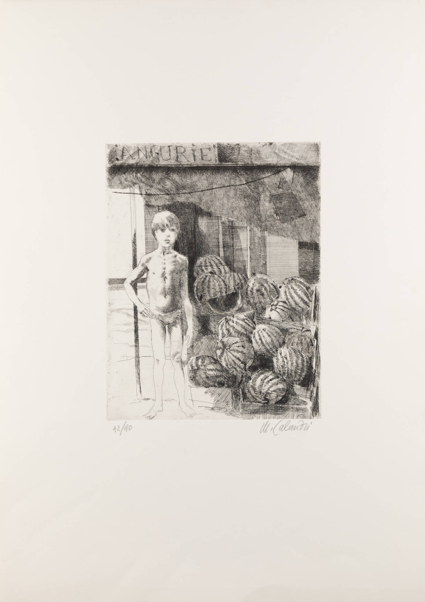 MARIO CALANDRI - 'Le angurie'