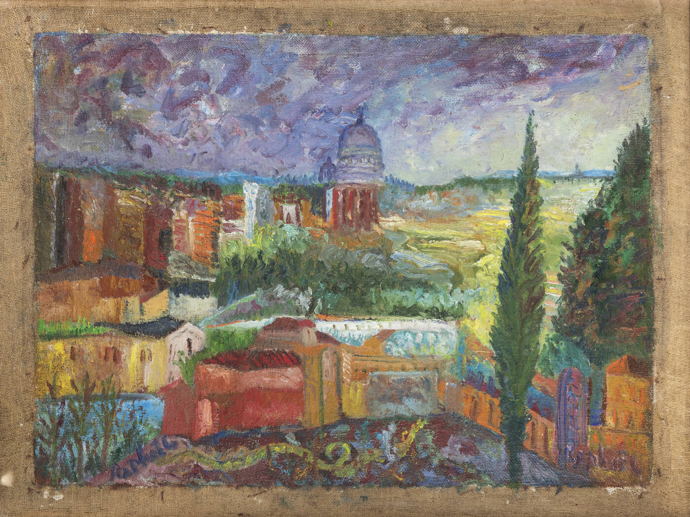 ANTONIETTA RAPHAEL MAFAI - 'San Pietro sotto la pioggia' Roma 02-1958