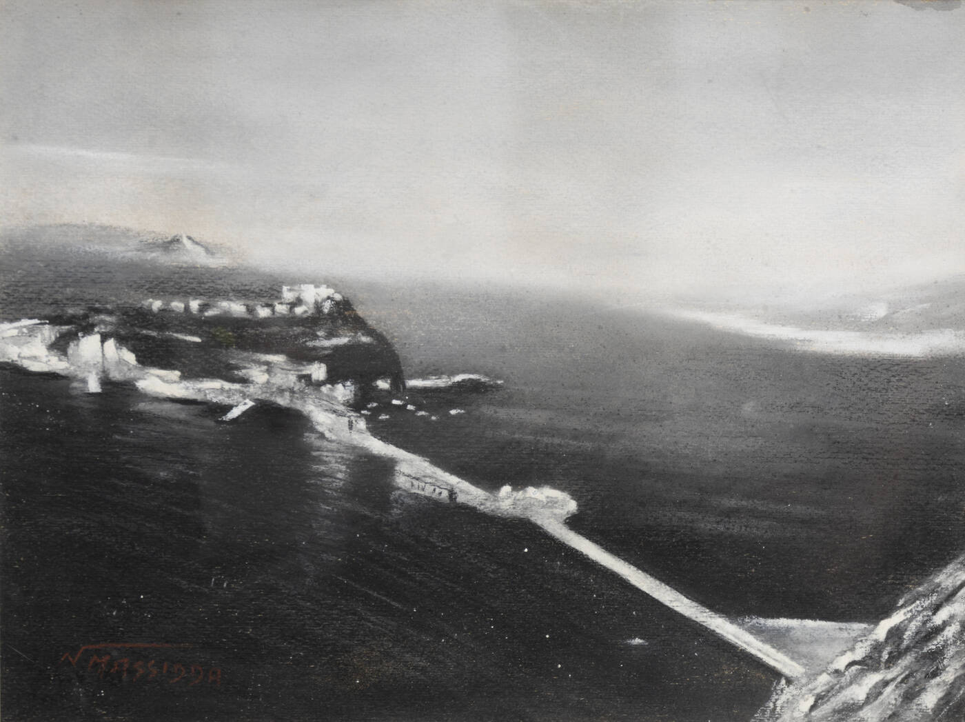PITTORE NON IDENTIFICATO - 'Paesaggio'<br>