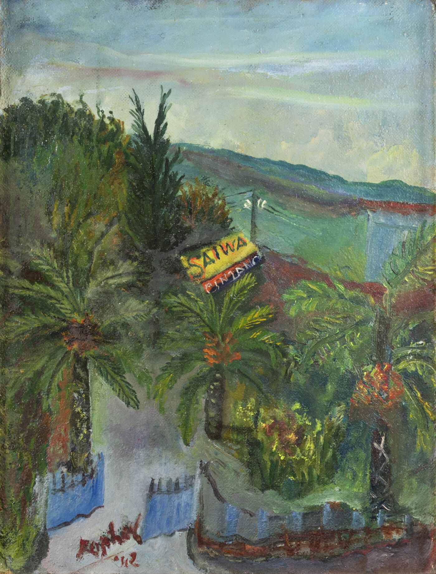 ANTONIETTA RAPHAEL MAFAI - 'Giardino della Riviera Ligure' 1942
