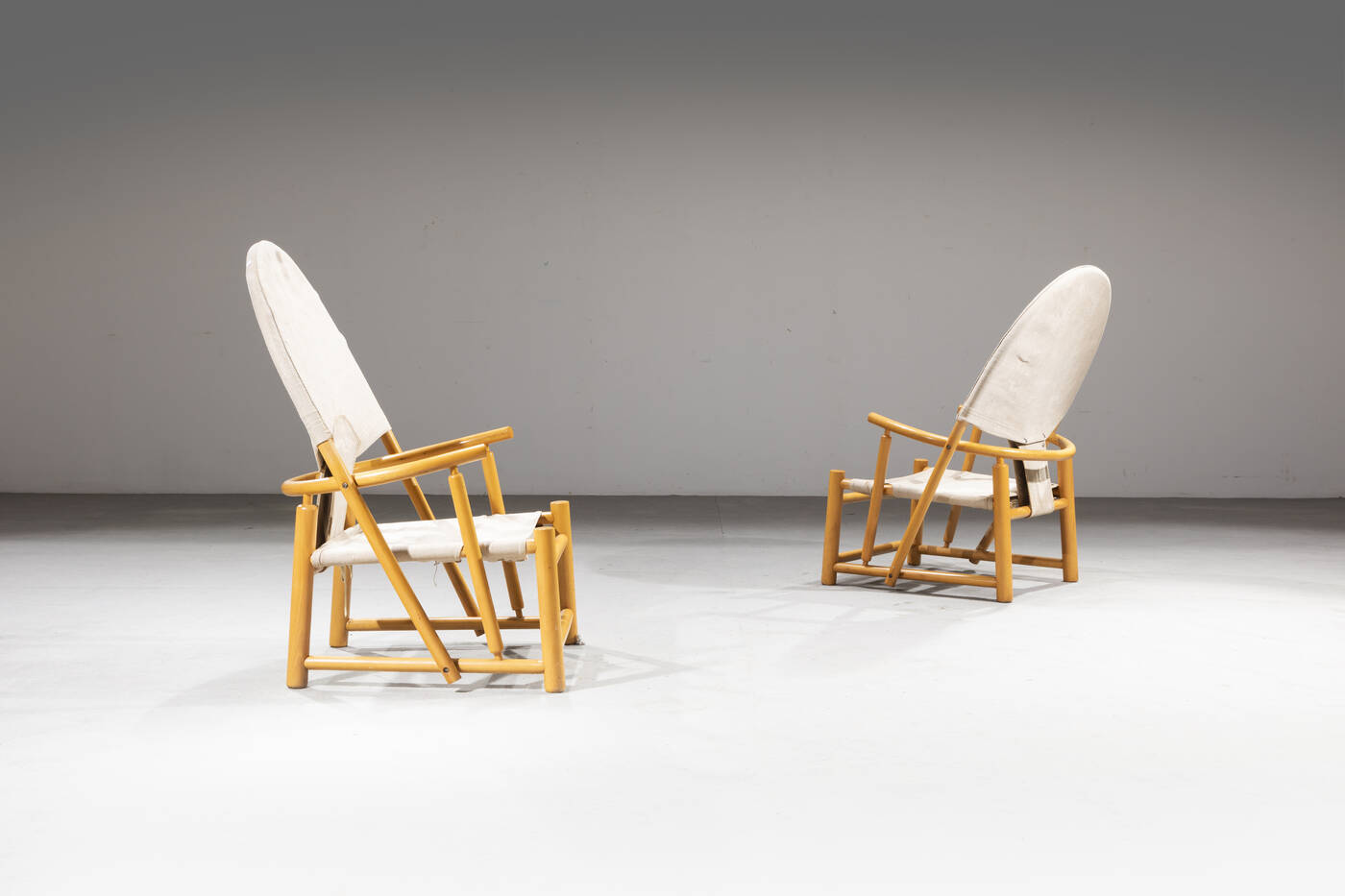  WHERTER TOFFOLONI  E PIETRO PALANGE - Coppia di poltrone mod. Hopp Chair 