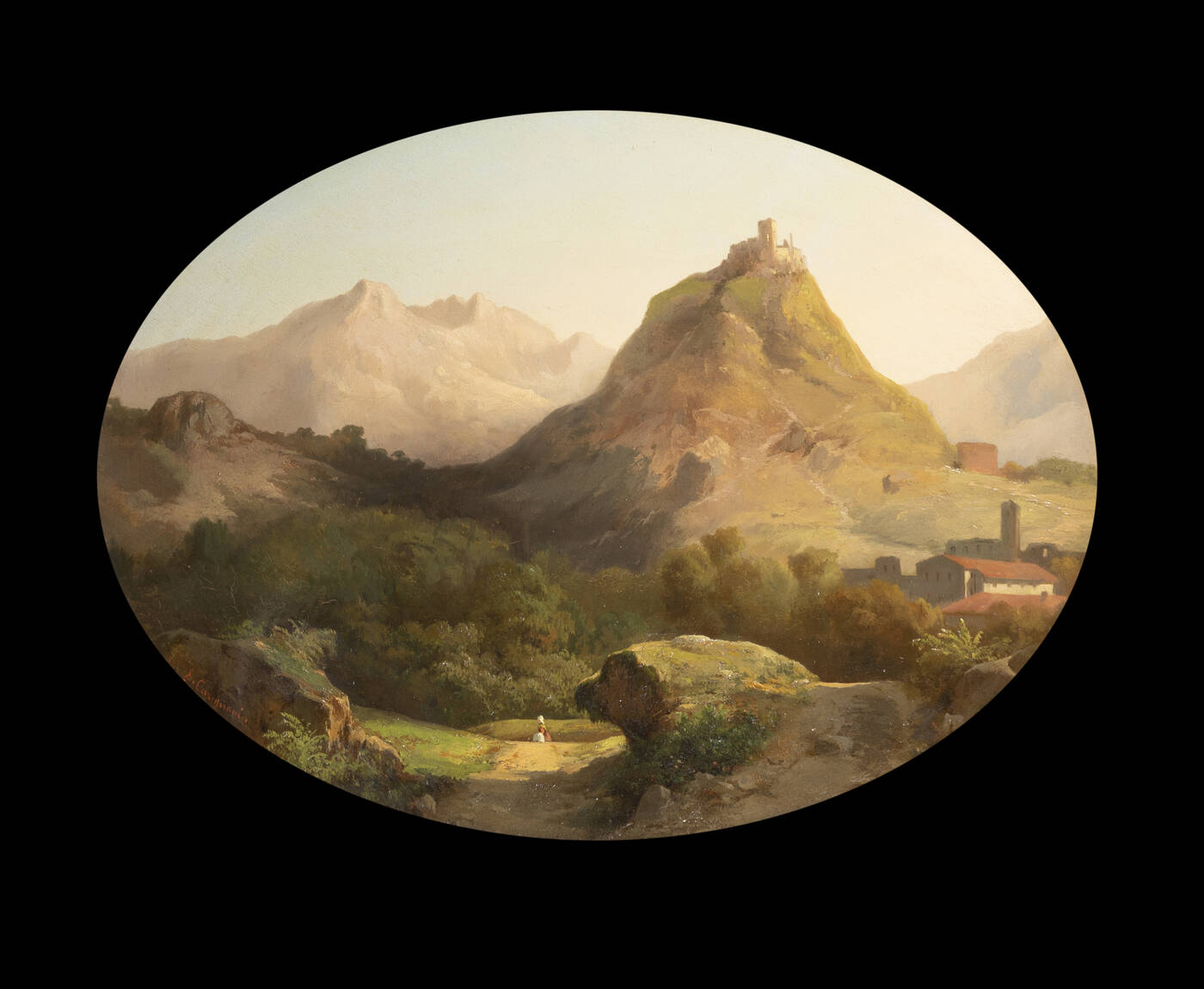 SCIPIONE CARIGNANI - 'Paesaggio'<br>