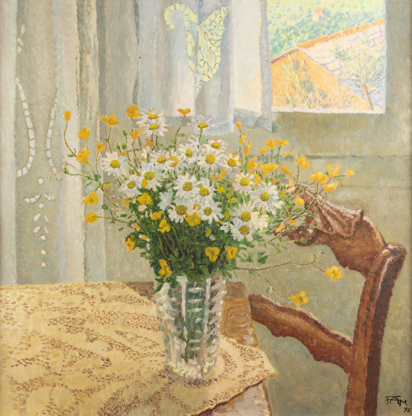 FILIPPO APE - 'Fiori di campo-nel vaso di vetro' 1992 FILIPPO APE - 'Fiori di campo-nel vaso di vetro' 1992