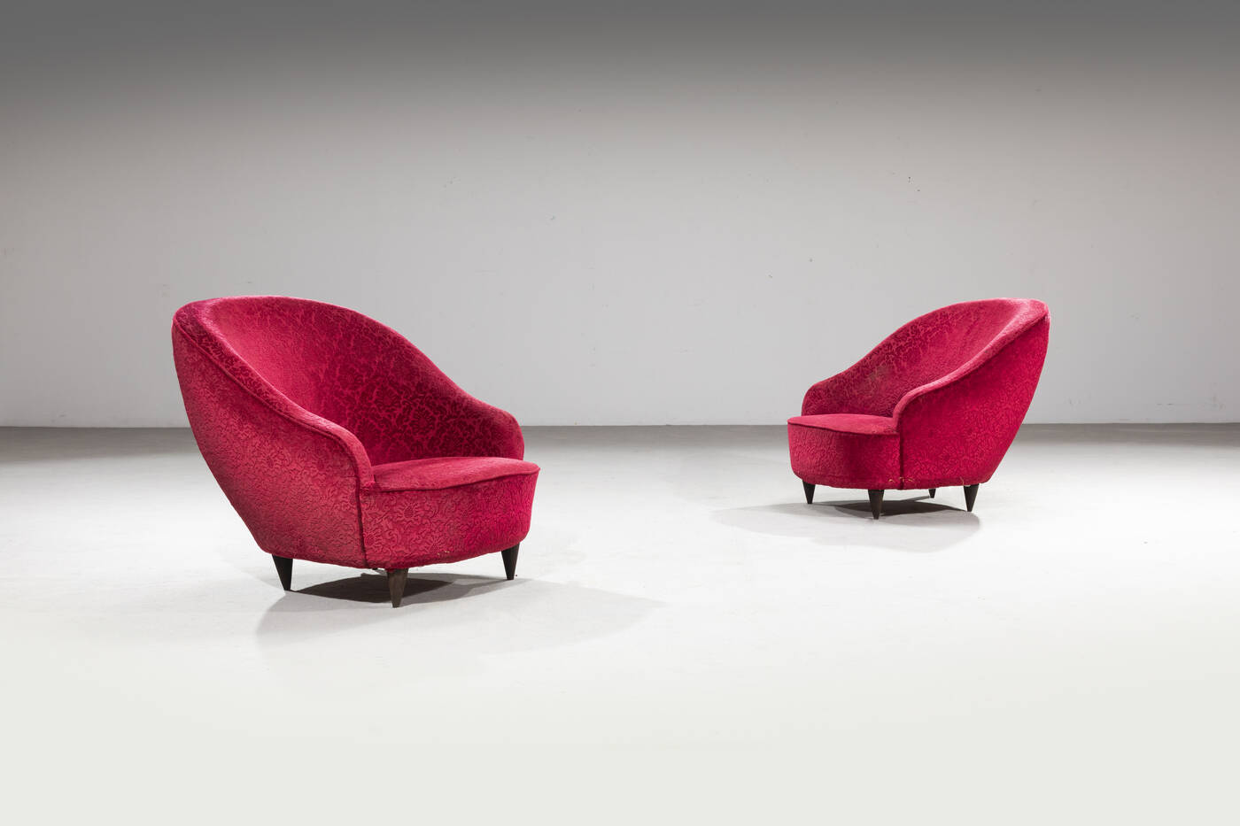 GIO PONTI - Coppia di poltrone
