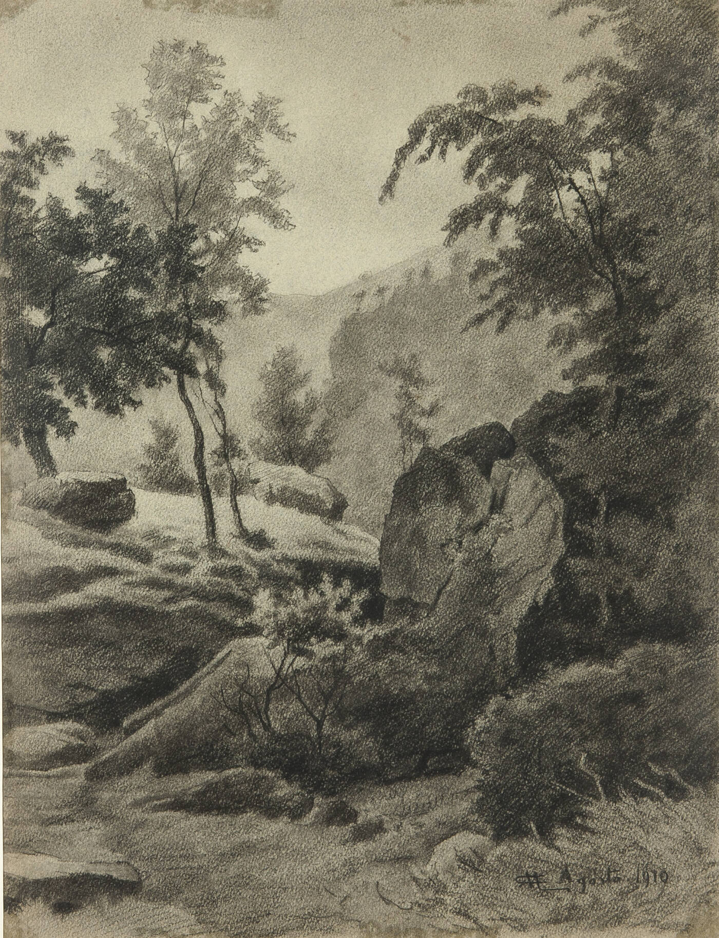 CAMILLO MERLO - 'Sottobosco' agosto 1910