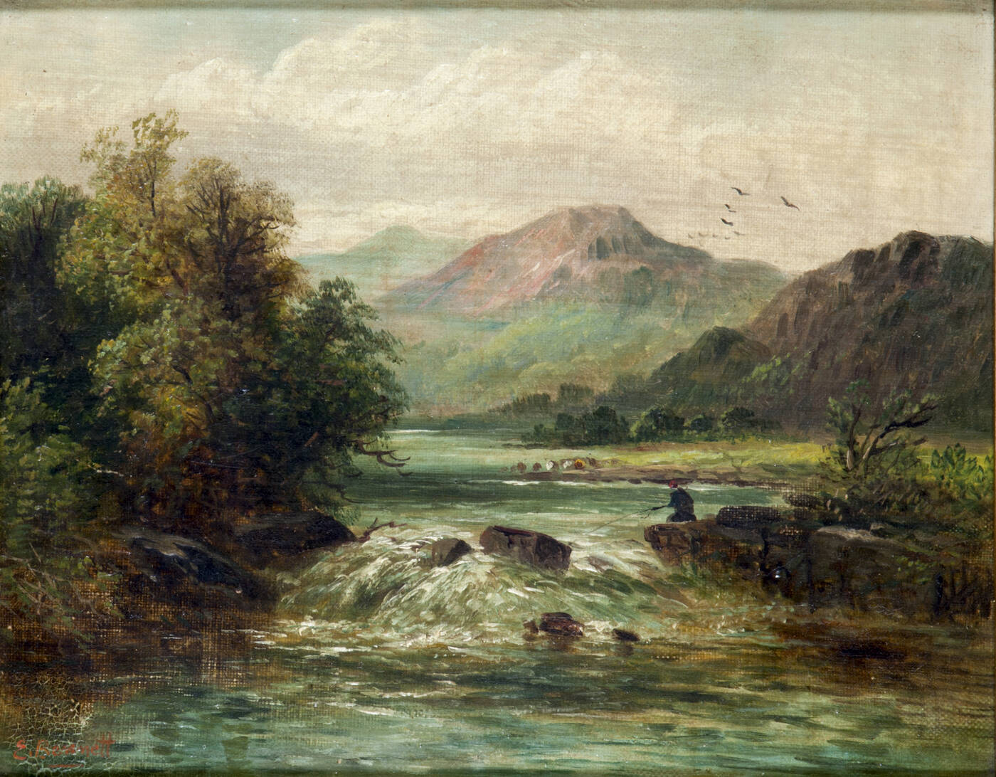 BENNET E. - 'Paesaggio lacustre'