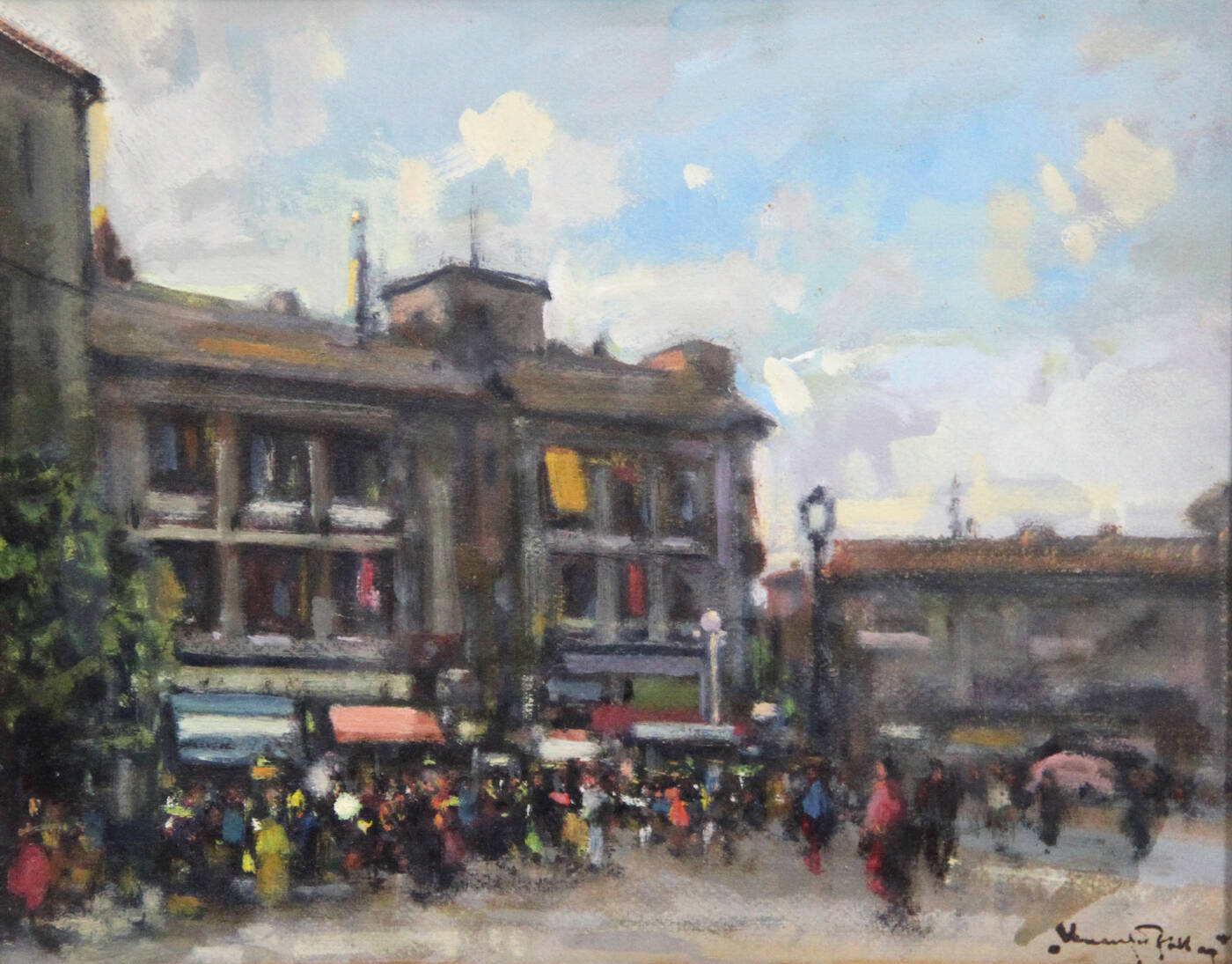 VENANZIO ZOLLA - 'Paesaggio urbano'