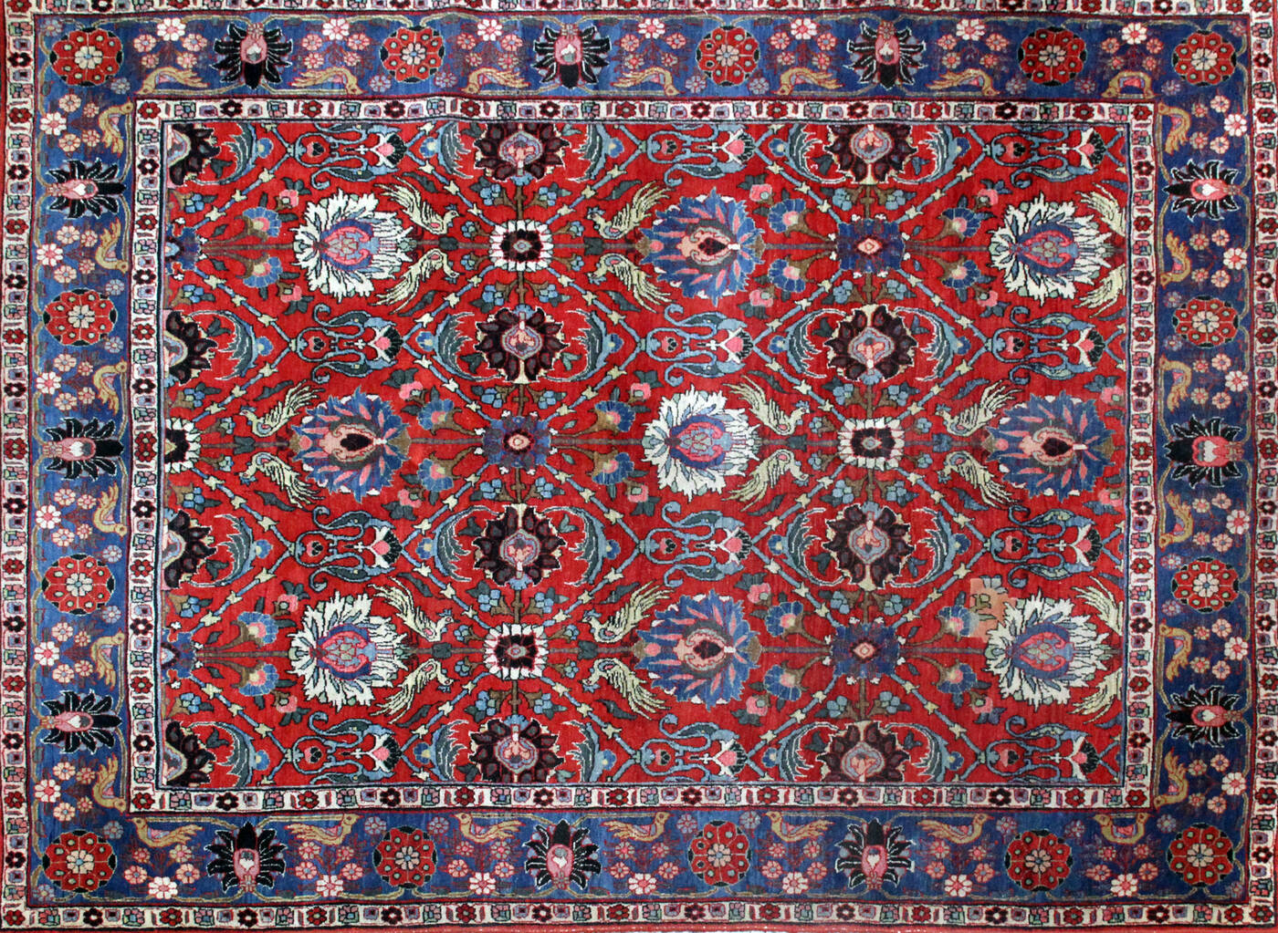 TAPPETO - Tappeto persiano Veranim, anni '940, di finissima lavorazione