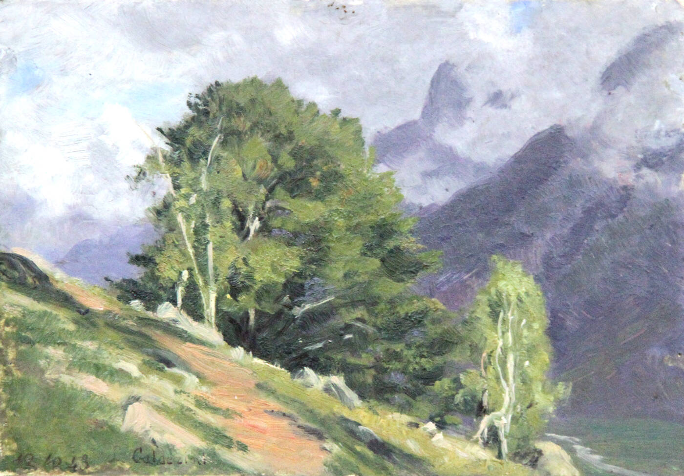 LUIGI CALDERINI - 'Paesaggio' 12/10/1949