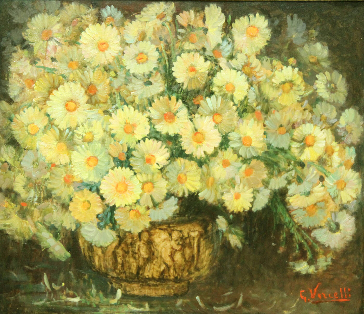 GIULIO ROMANO VERCELLI - 'Margherite' 1910 circa