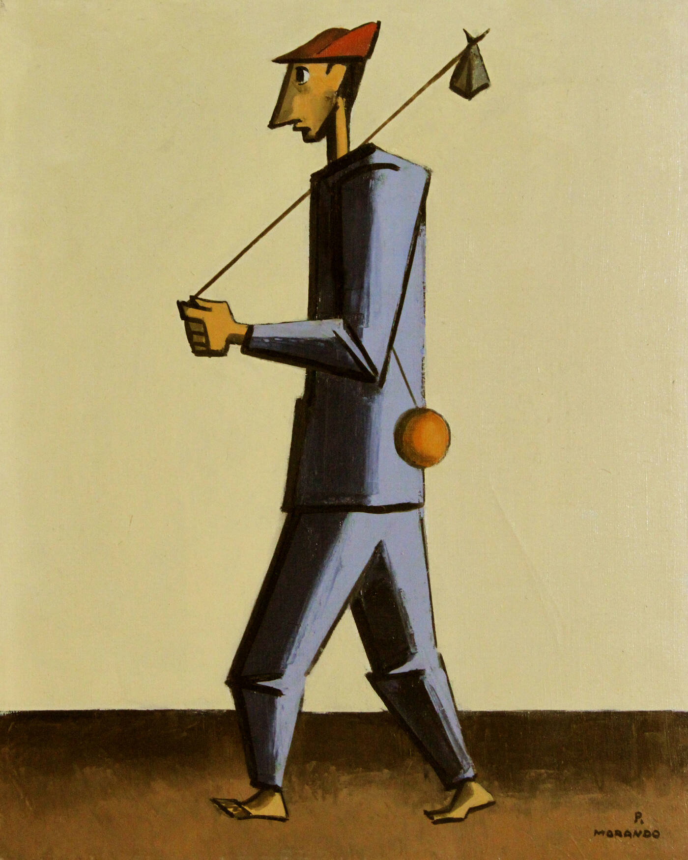 PIETRO MORANDO - 'Viandante' 1967