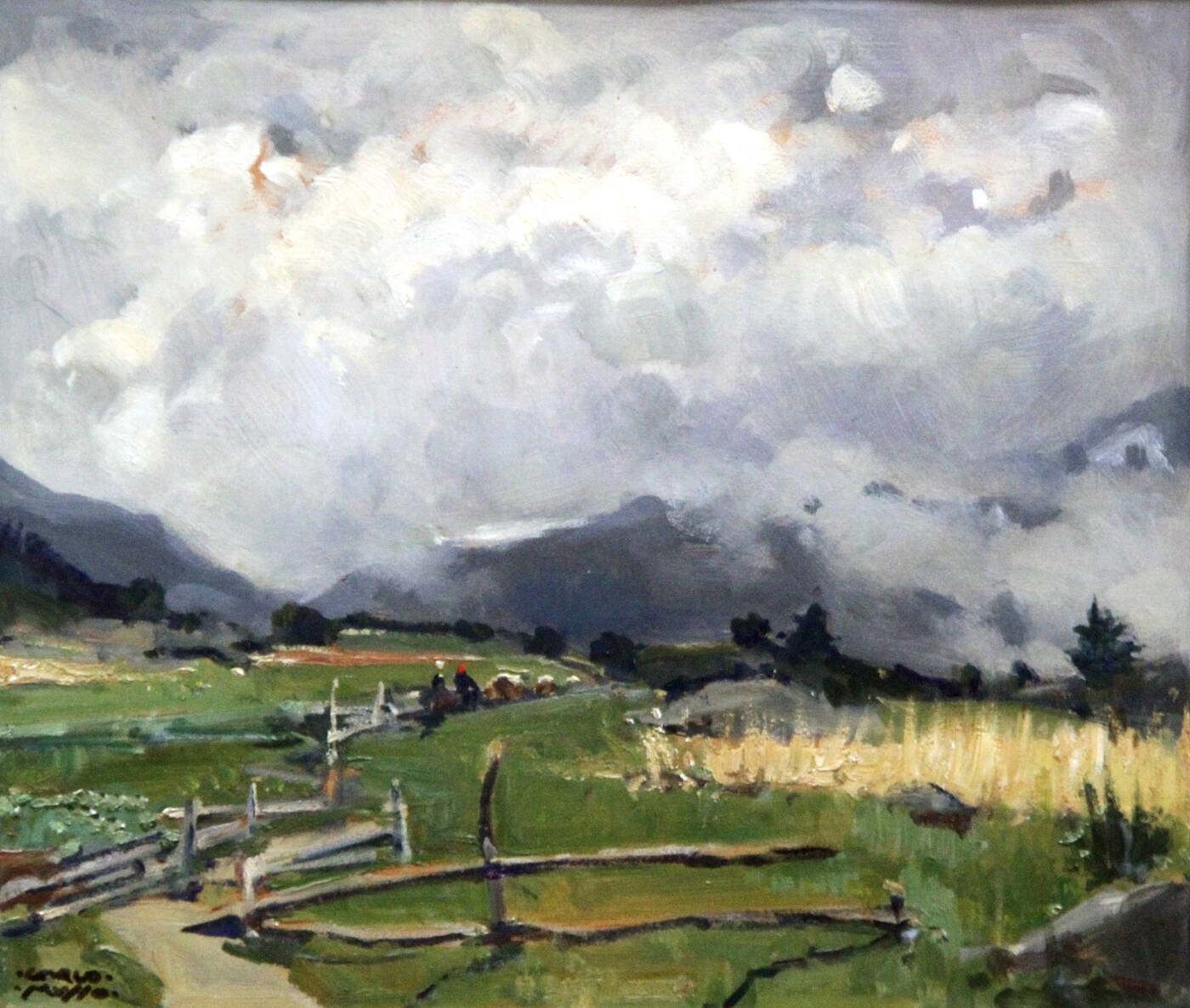 CARLO MUSSO - 'Campo di segale' 1960
