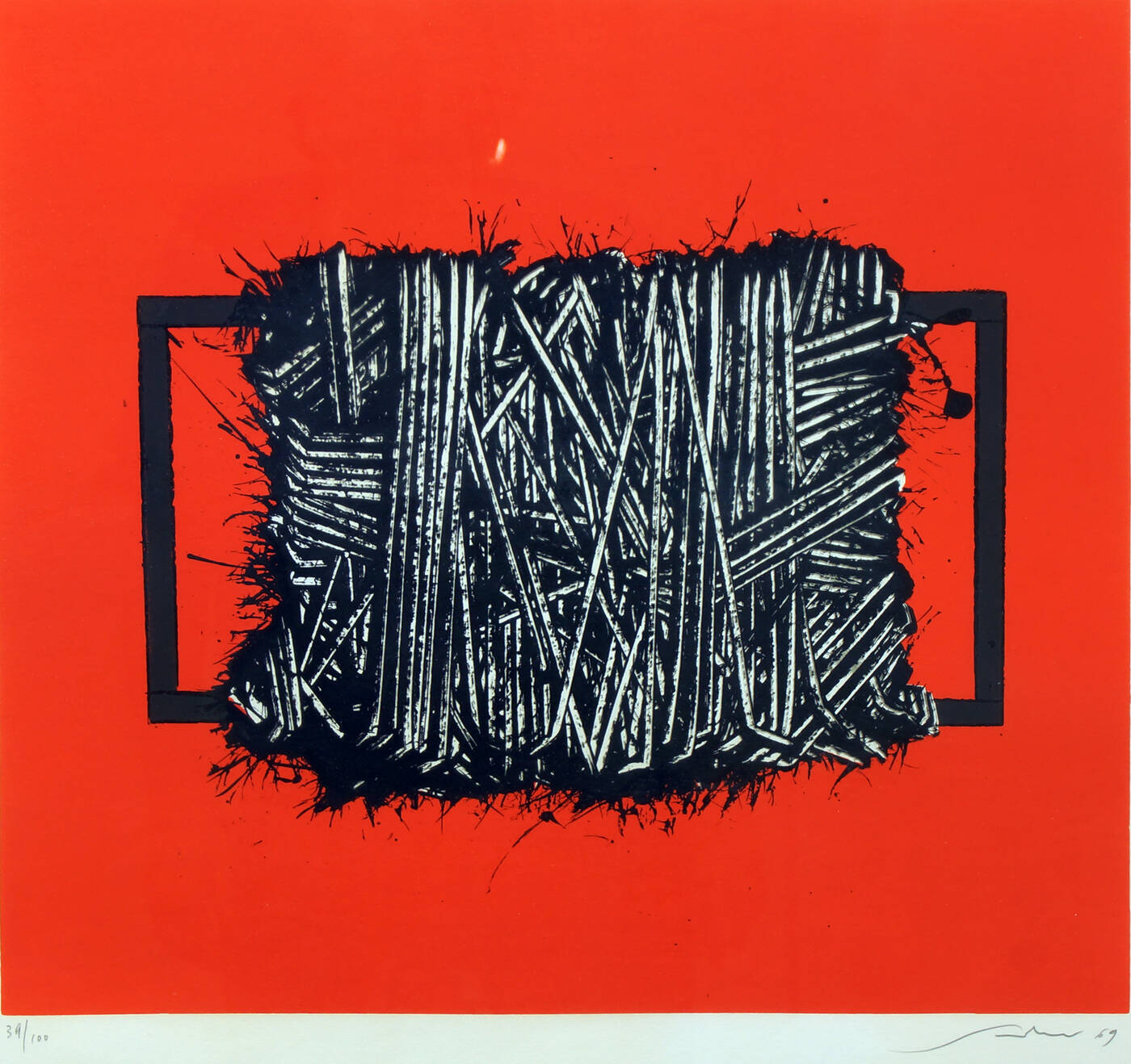 EMILIO SCANAVINO - 'Senza titolo' 1969