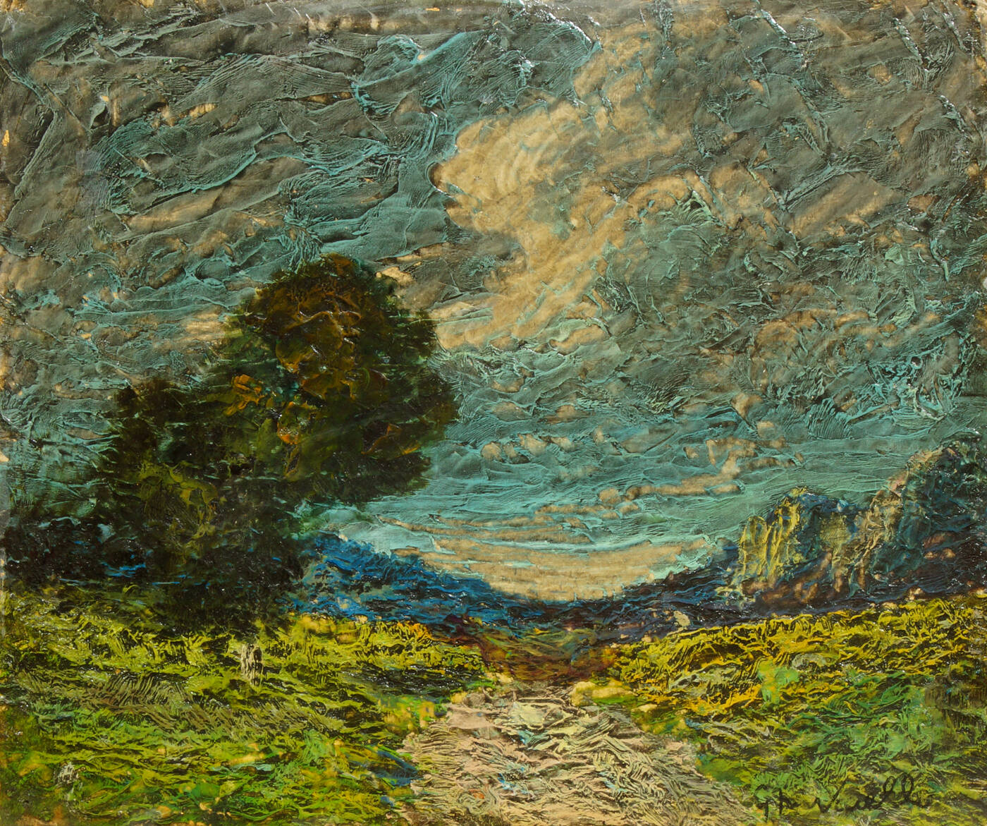 BENEDETTO GHIVARELLO - 'Paesaggio'
