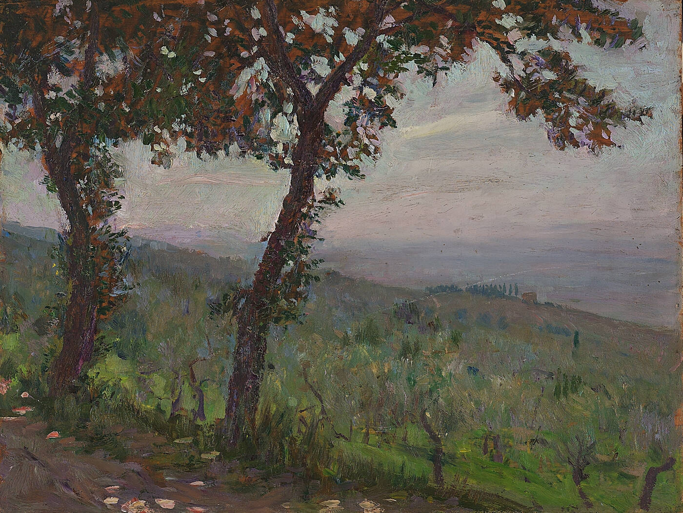 GUIDO MONTEZEMOLO - 'Paesaggio collinare'