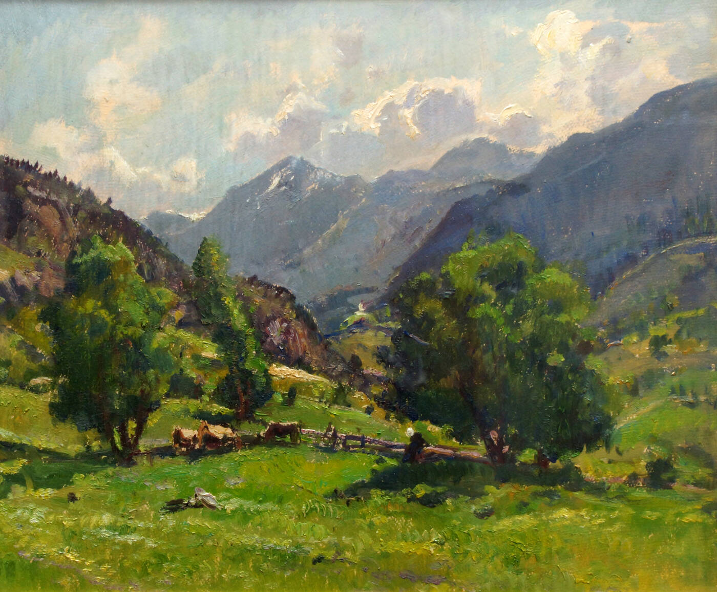 OTTORINO CAMPAGNARI - 'Gressoney St-Jean' 1976