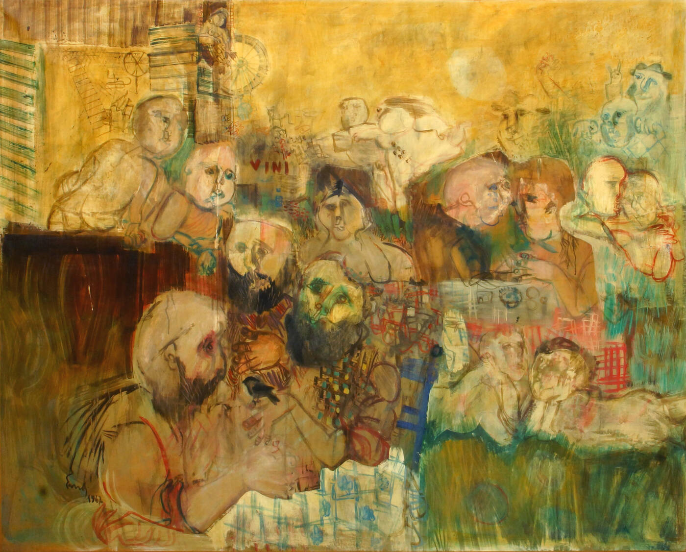 FERNANDO EANDI - 'Tema fiammingo' 1967