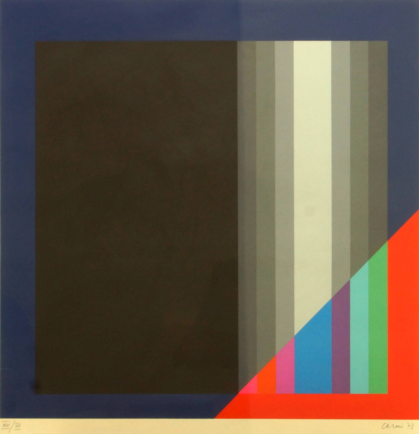 EUGENIO CARMI - 'Composizione' 1973