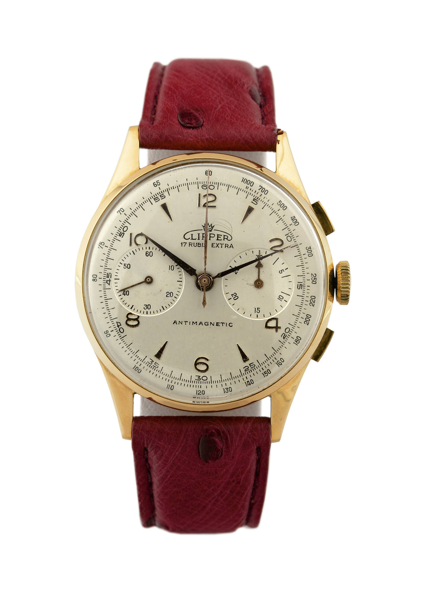 CLIPPER - Cronografo 'Capsulet' a due contatori, anni '50