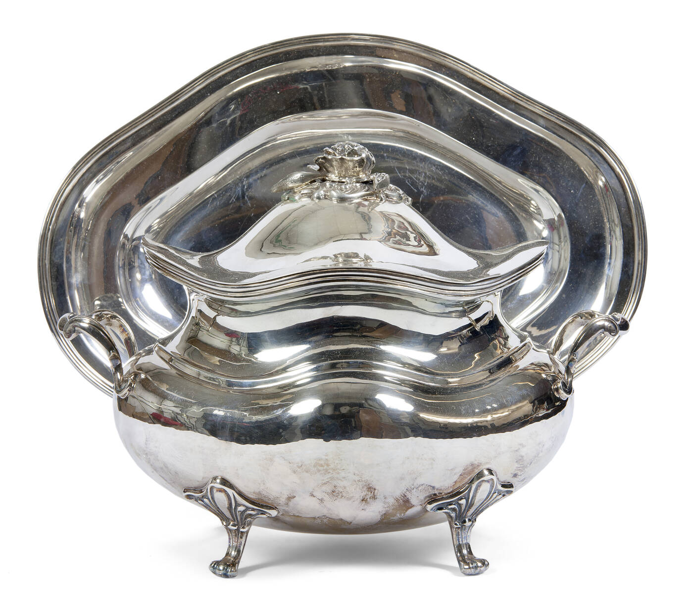 ZUPPIERA CON COPERCHIO E PIATTO OVALE