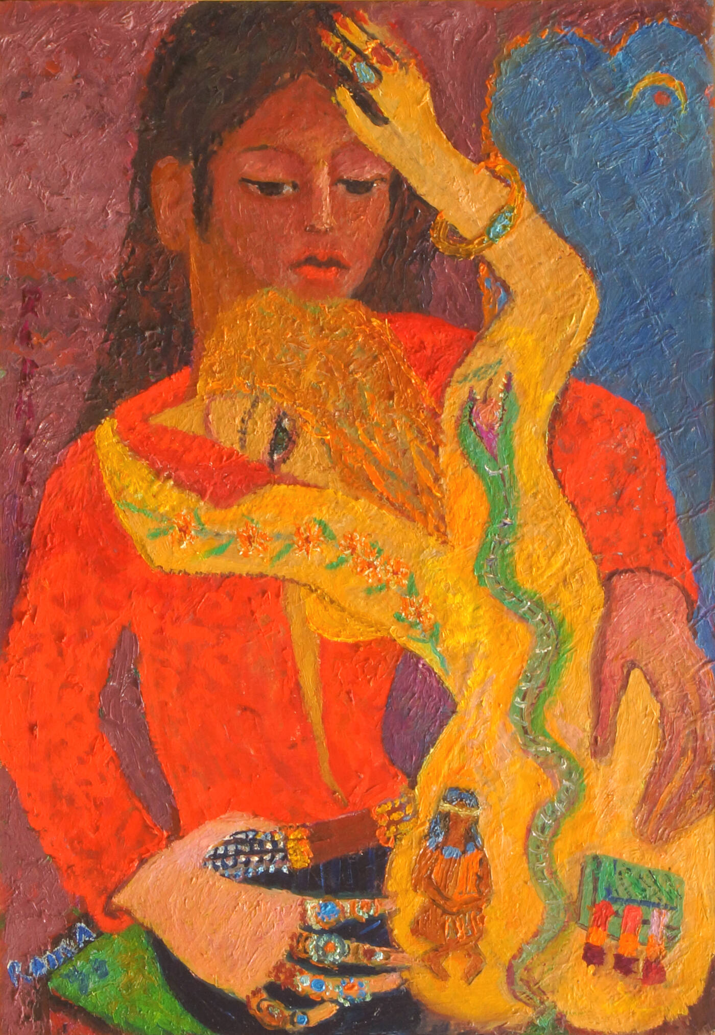 ANTONIETTA RAPHAEL MAFAI - 'Il serpente d'acqua' 1968/1970 circa