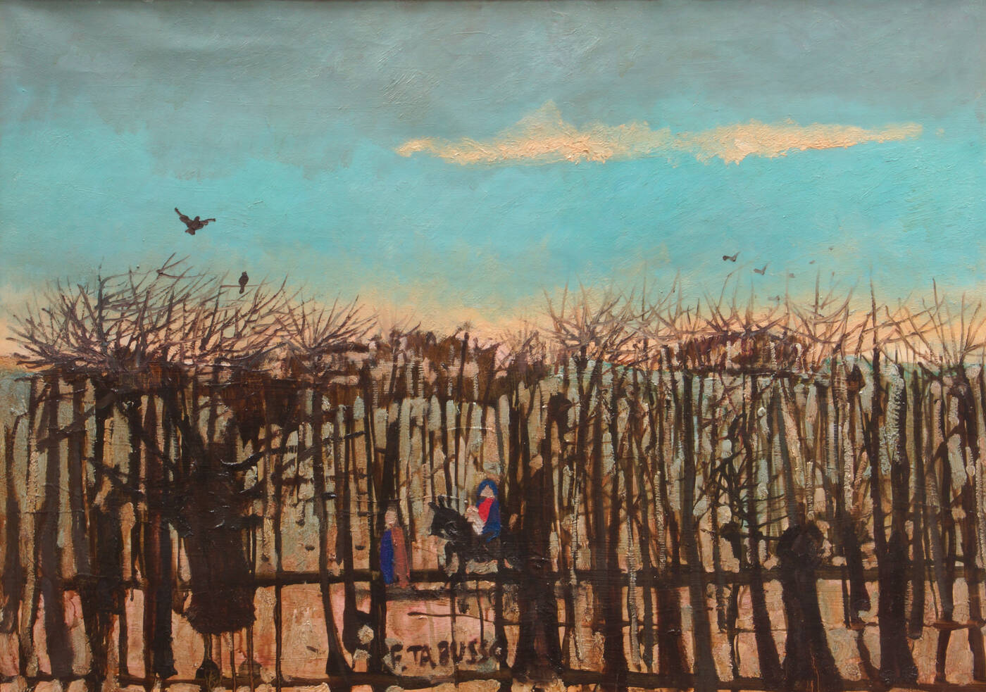 FRANCESCO TABUSSO - 'La Sacra Famiglia in cammino da Nazareth
<br>a Betlemme' FRANCESCO TABUSSO - 'La Sacra Famiglia in cammino da Nazareth
<br>a Betlemme'