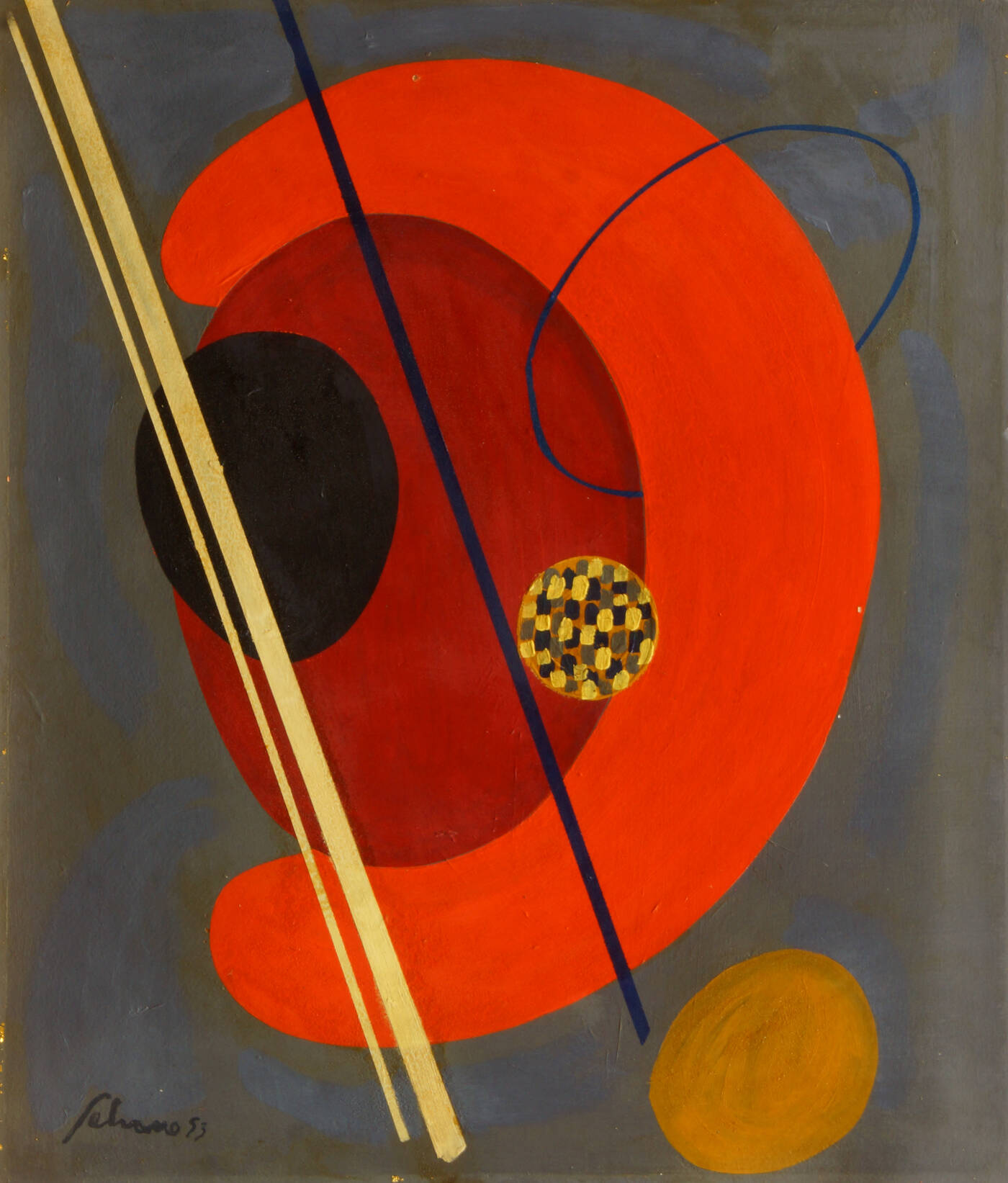 ALBINO GALVANO - 'Composizione!' 1953