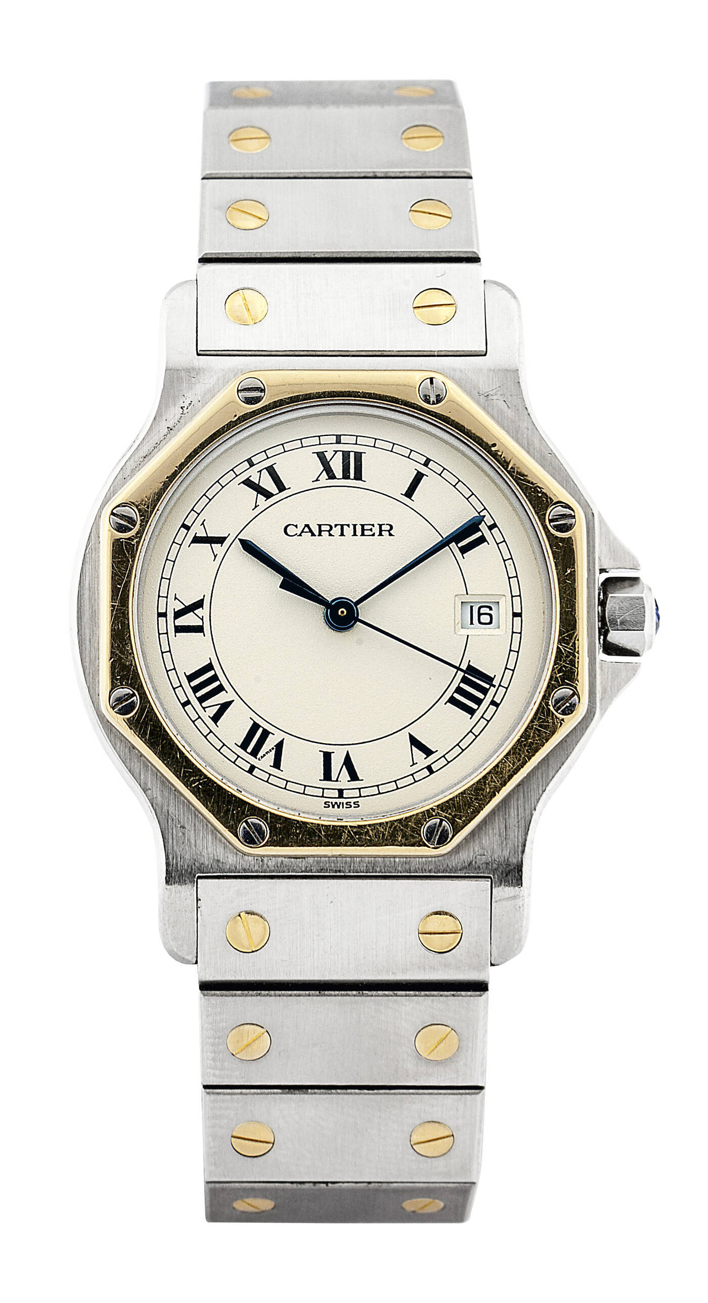 CARTIER - Modello 'Santos Rondé', anni '90
