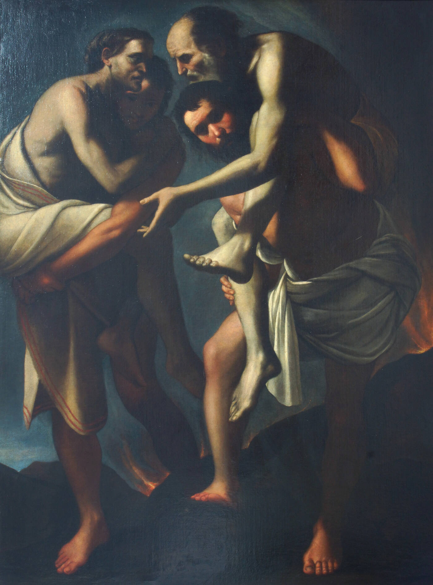 MATTIA PRETI - 'Anfinomo e Anapao trasportano i genitori sulle spalle durante l'incendio di Catania'